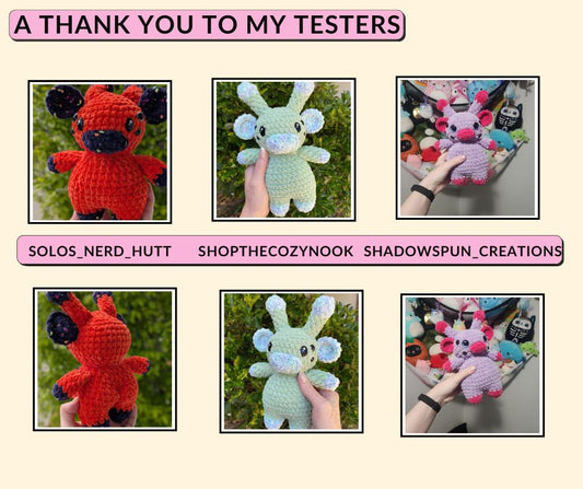 Little Alien Cow Pattern