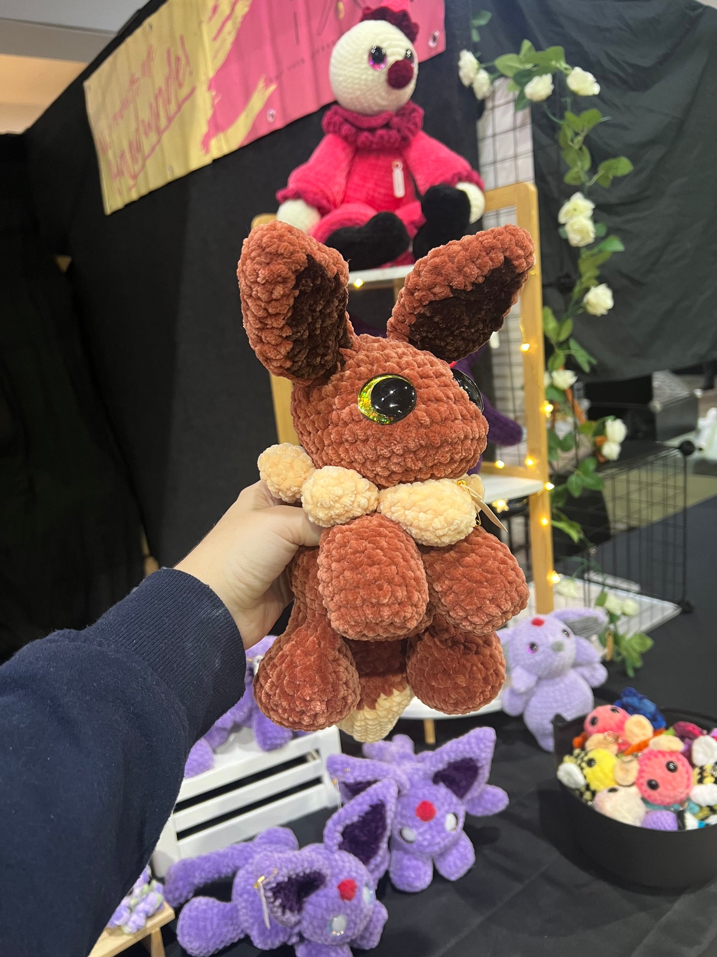Crochet brown cat (Made to order)