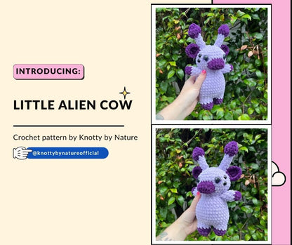 Little Alien Cow Pattern