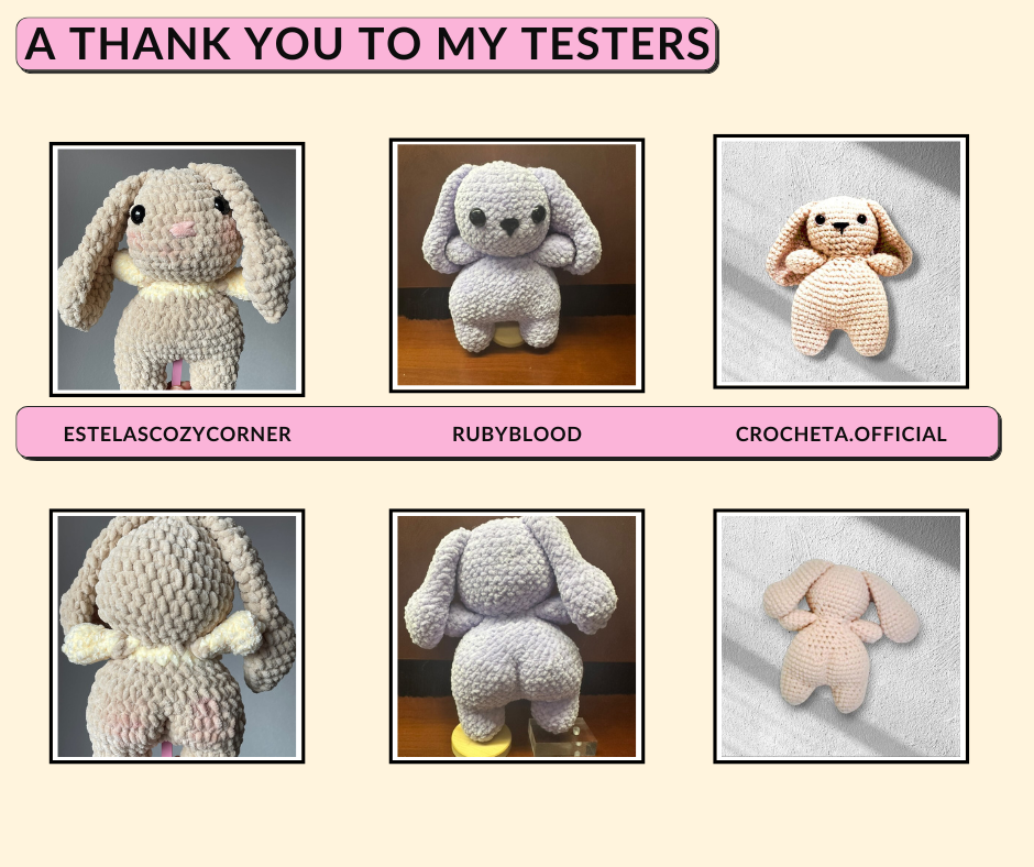Bunny Got Back  - Crochet PATTERN