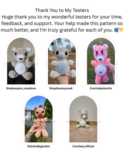Benny the Bear Pattern