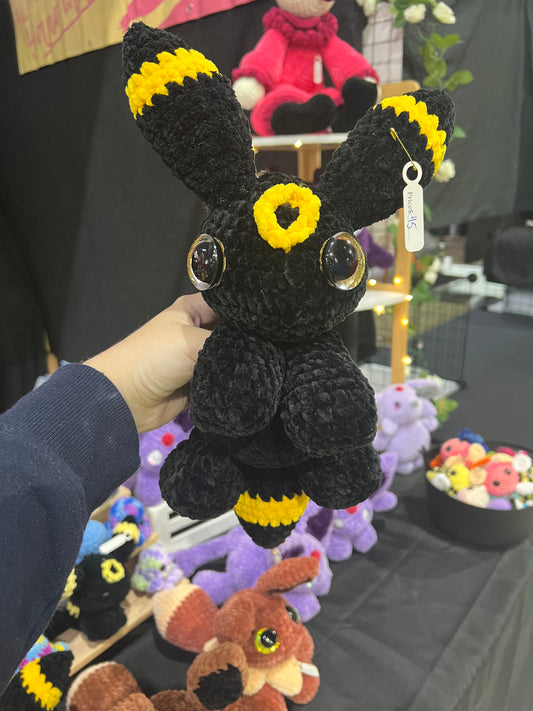 Crochet black cat (Made to order)