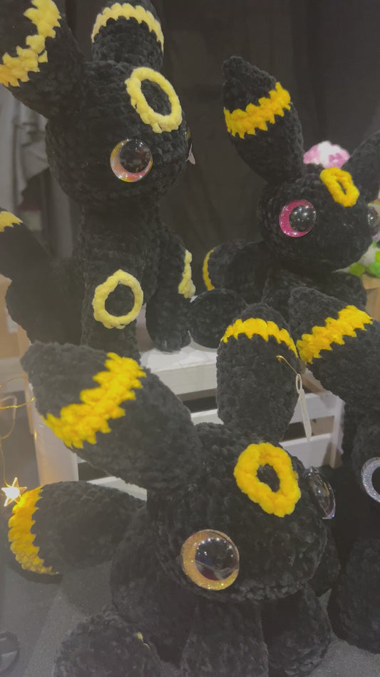 Crochet black cat (Made to order)